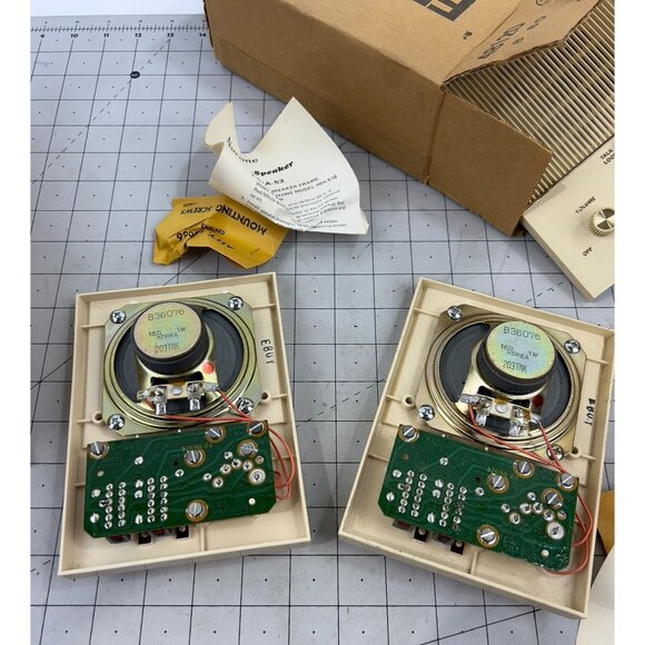 Vintage NuTone ISA-53 Inside Speaker Intercom System Lot Of 3 NOS Beige Scoville - Picture 8 of 10